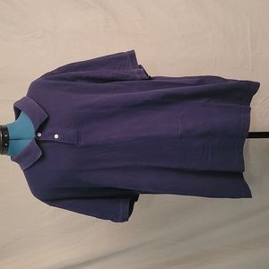 Buy 2 Get 3rd Faded Glory Polo Free; Dark Blue Polo Men's Size 2XL